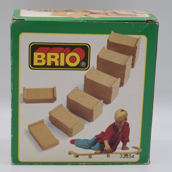 Brio Railway 33354 Wooden 60 Pieces Graded Supports Vintage Track Risers Thomas - Picture 1 of 7